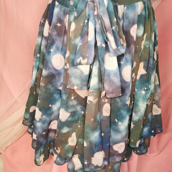 Lolita Dress Small Galaxy Cookies Kawaii Japan Party Prom Festival Halloween Y2K - Picture 9 of 13